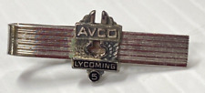 VINTAGE Avco Lycoming Division Stratford Connecticut Sterling Tie Clip picture
