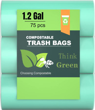 Trash Bags Small 1.2 Gallon AYOTEE, Garbage Bags fit 5 Liter 5L,1 Gal,74 count, picture