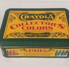 Crayola Crayons 1991 Vintage Collector's Colors Limited Edition Collectible Tin picture