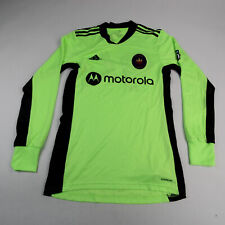 Chicago Fire FC adidas Game Jersey - Soccer Men's Lime Green/Black New picture