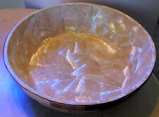 Vintage Maitland Smith mother of pearl large bowl 17