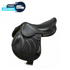 English Horse Close Contact Jumping Saddle - Sizes Available - Premium Quality picture