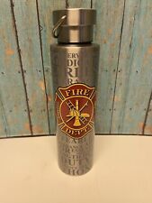 Spoontiques Fire Dept. Stainless Steel Bottle, 24 oz, Silver picture