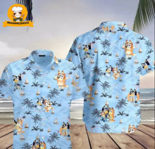 Bluey Hawaiian Shirt, Bluey Hawaiian Dad Life Family Shirt US Size picture