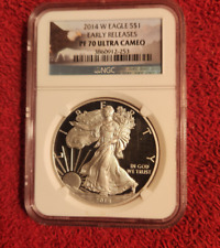 2014 w silver proof American eagle NGC PF 70 Ultra Cameo (Early Releases) picture