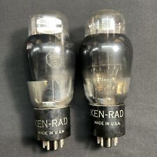 Matched PAIR KEN RAD 6B4G POWER VACUUM TUBES TESTED Strong G.10442.C picture