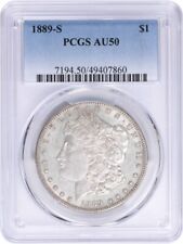 1889-S Morgan Silver Dollar AU50 PCGS picture