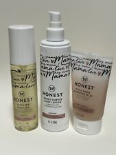 Honest Mama Love- 3 Piece Set- Glow On Body Oil- Body Lotion- Soothing Jelly picture