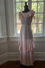 Vintage Antique 1930s Petal Pink Bias Cut Dress picture