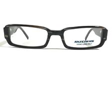 Skechers SK3021 HRN Eyeglasses Frames Black Brown Rectangular Full Rim 49-17-140 picture