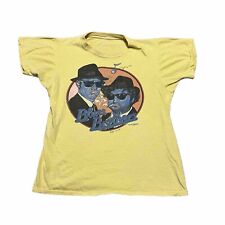 RARE Vintage 1979 Men's Yellow/Multicolor 'Blues Brothers' T-Shirt - Size S picture