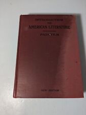 Vintage 1932 Book - Introduction to American Literature New Edition (Painter)  picture