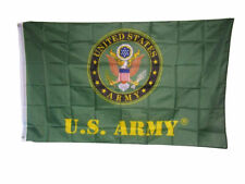 3x5 United States U.S. Army Green Emblem Flag 3'x5' Banner Brass Grommets 100D picture