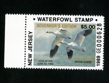 US Duck New Jersey Stamps # 12b XF Governors edition OG NH Scott Value $140.00 picture