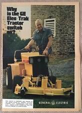 GE ELEC-TRAK TRACTOR Range Agricultural Sales Newspaper Brochure c1970 #GOP73102 picture