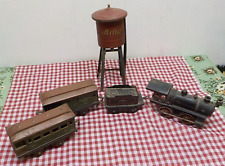 Rare  Bing Clockwork Train  Set New York Central Lines With Bing Water Tower picture