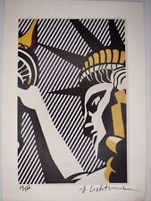 Roy Lichtenstein COA Vintage Signed Art Print on Paper Limited Edition Signed picture
