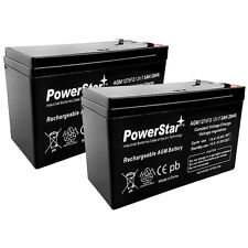 2 Pack - 12V 7.5Ah Battery(s) Replace 6-DW-7 12V 7AH SHAOXING HUITONG - F1 Term. picture