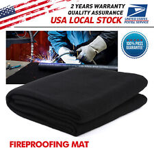 2pcs 40'' Fireproof Fireplace Hearth Rug Protection Mat Floor Flame Resistant picture