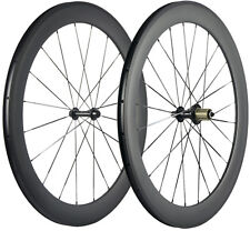 700C 60mm Clincher Carbon Wheels Road Bike 25mm Width UD Matte Wheelset Basalt picture