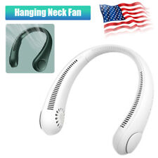 USB Portable Hanging Neck Fan Cooling Air Cooler Little Electric Air Conditioner picture