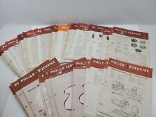Lot of 76 Philco Service Manuals 1940’s  Philco Home Radio picture