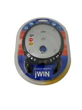 Vintage CD Player w Headphones Factory Sealed jWIN JX-CD335SIL CD-R Compatible picture