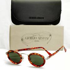 Authentic Giorgio Armani 1997 Vintage Sunglasses Oval Brown Mens Womens 631 891 picture