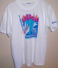 vintage 1992 New York City Marathon running  t shirt size XL picture