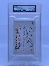 1932 Ringling Bros. Barnum Bailey Season Pass Signed Auto PSA DNA Authentic picture