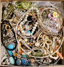 5lbs Jewelry INCLUDES SILVER Vintage Modern Huge Lot ALL GOOD Wearable Resale 5 picture