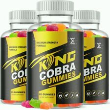 (3 Pack) OFFICIAL King Cobra Gummies for Men, KingCobra Male Gummies Formula picture