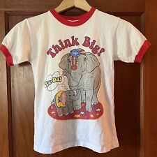 Vintage 90s Ringling Bros Barnum & Bailey Circus Elephant Ringer Youth Medium picture