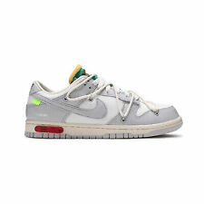 Nike Dunk Low Off-White Lot 25 of 50 DM1602-121 Sail/Grey  Brand New Damaged Box picture