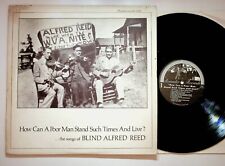 1972 Blind Alfred Reed How Can A Poor Man Vinyl LP Record VG+ Insert & Catalog picture
