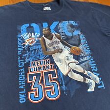 Vtg Kevin Durant T-Shirt Oklahoma City Thunder NBA Basketball Large picture