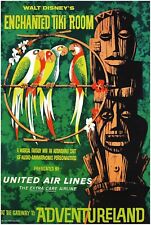 Disney Attraction Poster - Enchanted Tiki Room - Vintage picture