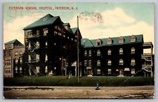 Paterson General Hospital Paterson New Jersey / Antique Postcard c. 1915 picture