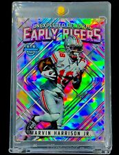 MARVIN HARRISON JR. ROOKIE REFRACTOR Holo SP Insert RC Card OHIO STATE picture