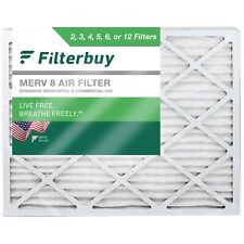Filterbuy 20x25x2 Pleated Air Filters, Replacement for HVAC AC Furnace (MERV 8) picture