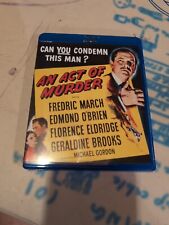 AN ACT OF MURDER (1948) - Blu-ray - Fredric March, Edmond O’Brien - Film Noir picture