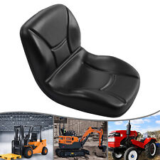Universal High Back Compact Tractor Seat PVC Forklift Tractor Machinery Vehicle picture