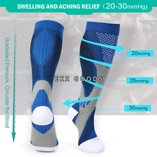 Compression Socks Stockings Womens Mens Knee High Medical 20-30 mmHG S/M - XXL picture