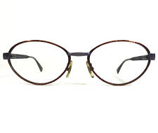 Vintage Gucci Eyeglasses Frames GG2283 PM7 Antique Brown Purple Round 52-20-130 picture