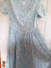 Rare Vintage Laura Ashley Blue Floral Dress Size 16 picture