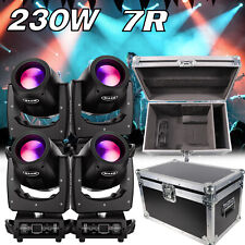 4pcs 230W 7R Moving Head Beam GOBO 16Prism DMX Party DJ Stage Lighting & case picture