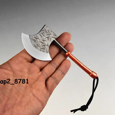 1/6 Metal Battleax Broad Axe Broadax Knife Fr Ancient Warrior 12'' Action Figure picture