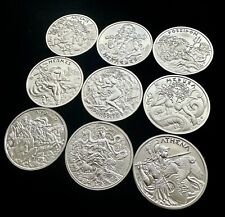 2023 - 9X GREEK MYTHOLOGY SERIES - ALL 9 - .999 FINE SILVER ROUNDS - IN STOCK picture