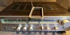 Vintage Yamaha R-300 Natural Sound Stereo Receiver Silver/Wood Cabinet Works picture
