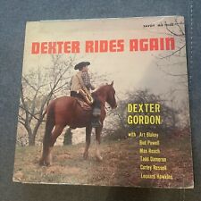 DEXTER GORDON Rides Again LP SAVOY MG 12130 RVG MONO Art Blakey Bud Powell picture